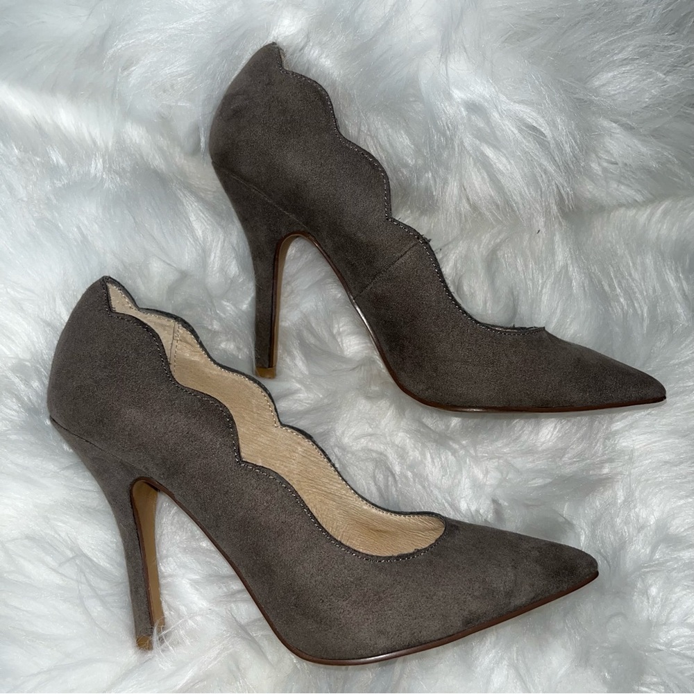 Chinese Laundry Savvy Suede Pointed Toe Pumps | Parisian Chic Heels - Picture 8 of 10